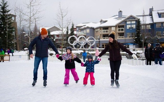 Family fun in Whistler village